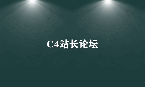 C4站长论坛