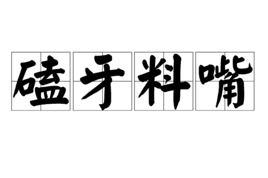 磕牙料嘴