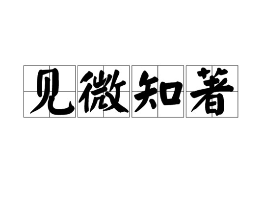 见微知著
