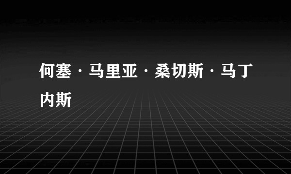 何塞·马里亚·桑切斯·马丁内斯
