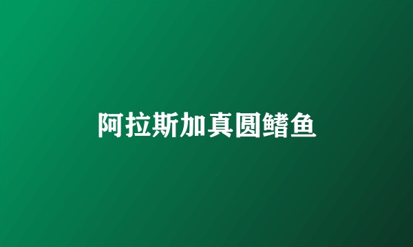 阿拉斯加真圆鳍鱼