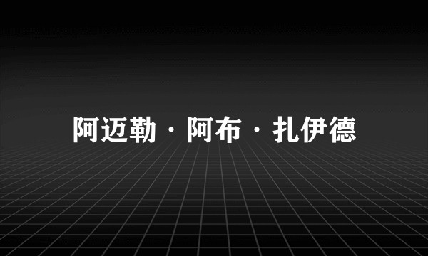 阿迈勒·阿布·扎伊德