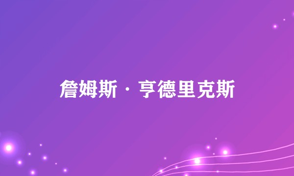 詹姆斯·亨德里克斯