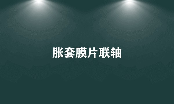 胀套膜片联轴