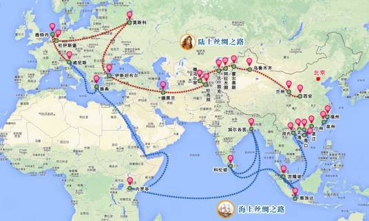 丝绸之路(古代连接中西方的商道)