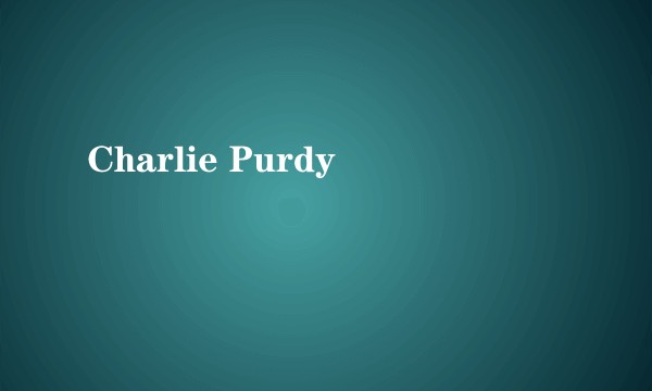 Charlie Purdy