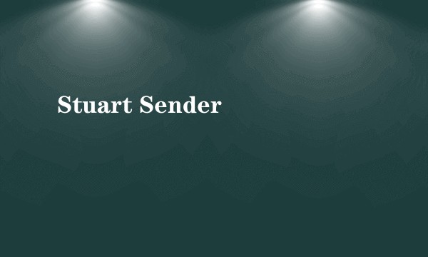 Stuart Sender