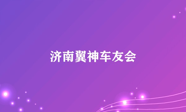 济南翼神车友会