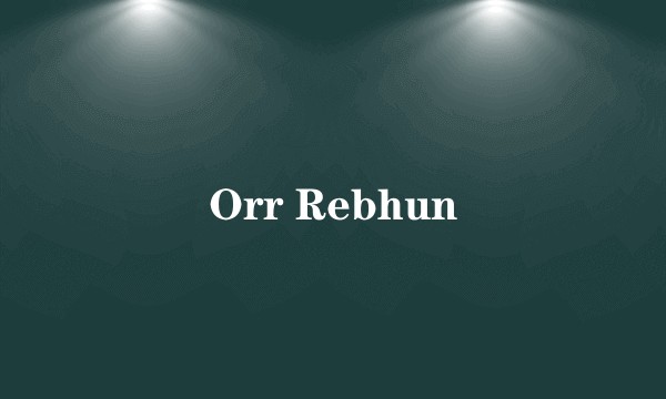 Orr Rebhun