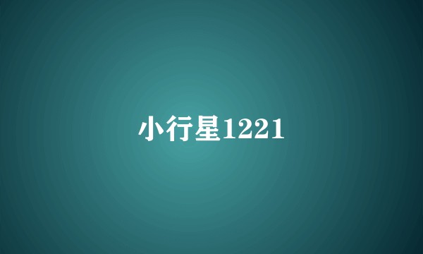 小行星1221
