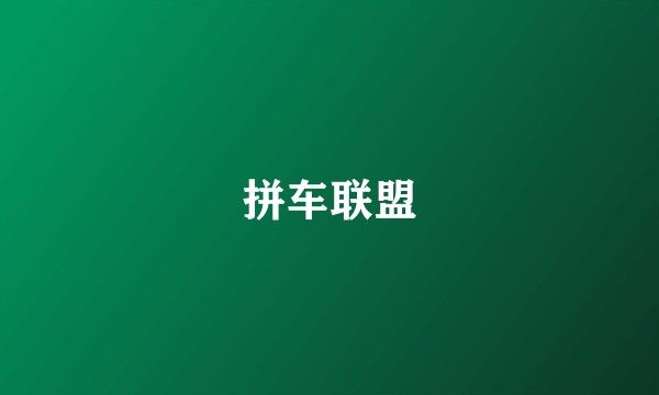 拼车联盟