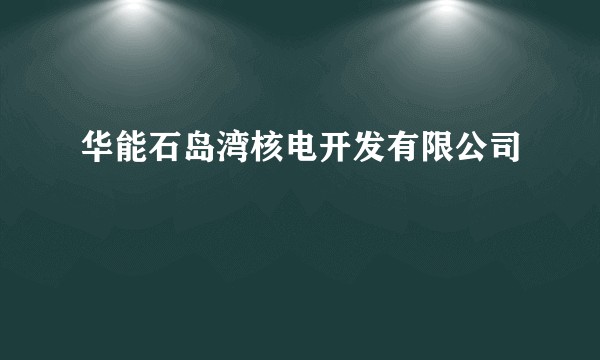 华能石岛湾核电开发有限公司