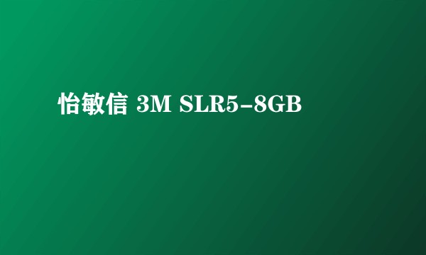 怡敏信 3M SLR5-8GB