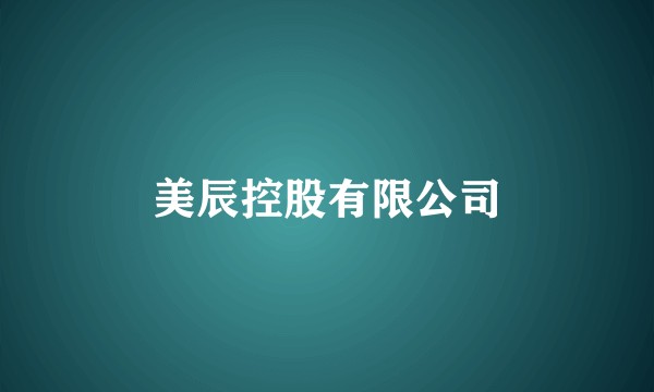 美辰控股有限公司