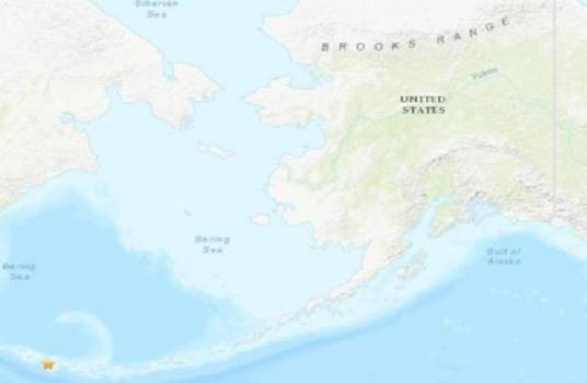 3·5阿拉斯加州海域地震