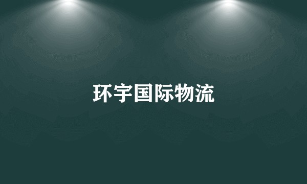 环宇国际物流