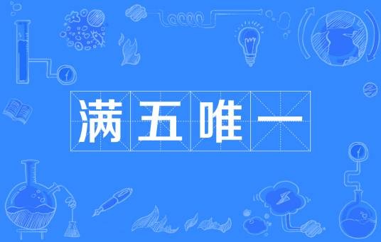 满五唯一