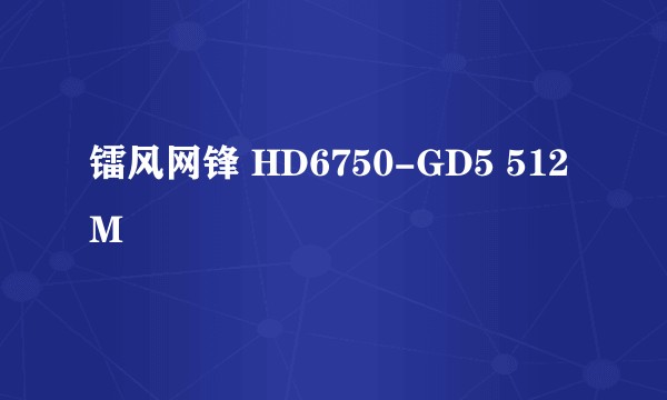 镭风网锋 HD6750-GD5 512M