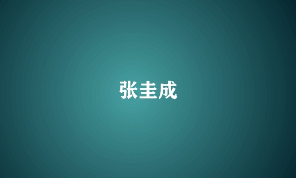 张圭成