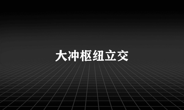 大冲枢纽立交