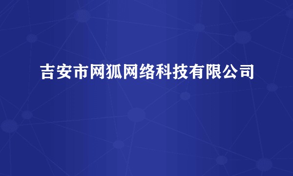 吉安市网狐网络科技有限公司