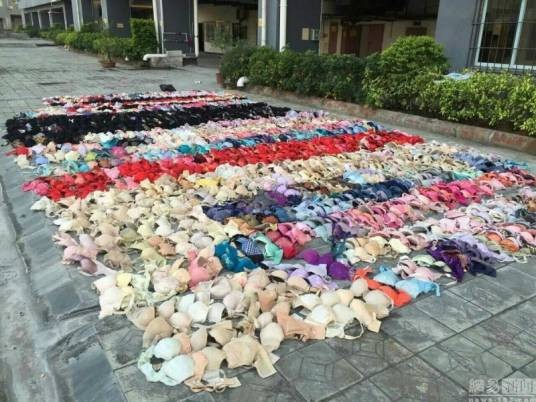 男子偷藏2000多件女性内衣