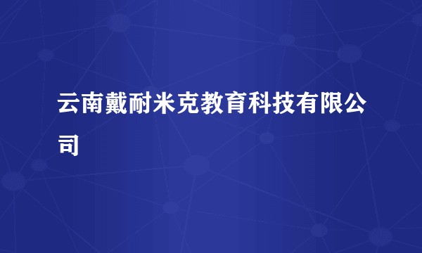 云南戴耐米克教育科技有限公司
