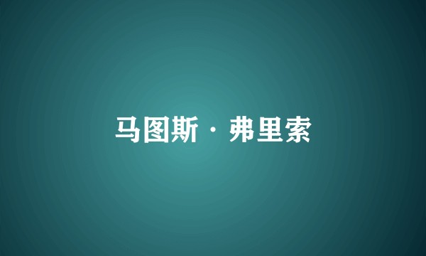 马图斯·弗里索