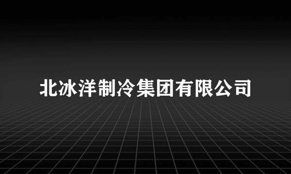 北冰洋制冷集团有限公司