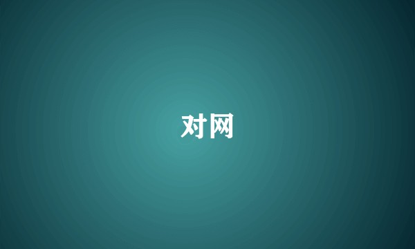对网