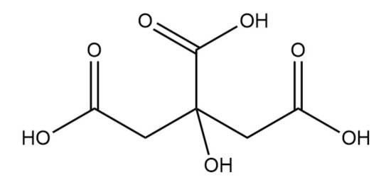 柠檬酸（一种重要的有机弱酸）