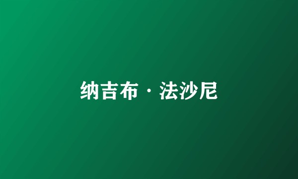 纳吉布·法沙尼