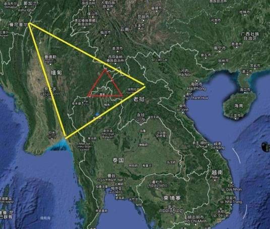 金三角(泰国、缅甸和老挝三国边境地区)