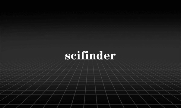 scifinder
