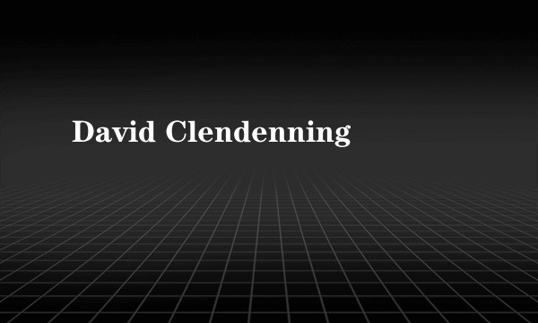 David Clendenning
