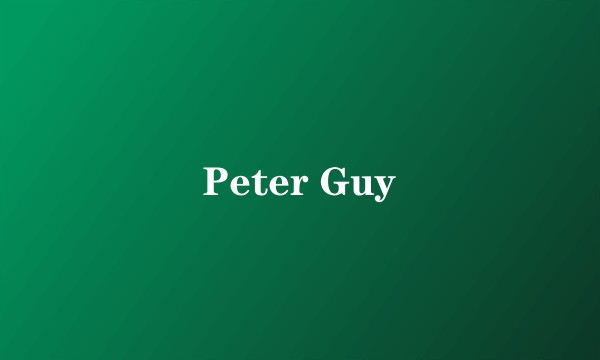 Peter Guy