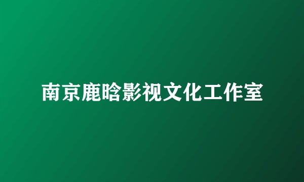 南京鹿晗影视文化工作室