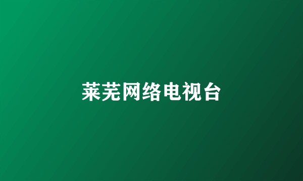 莱芜网络电视台