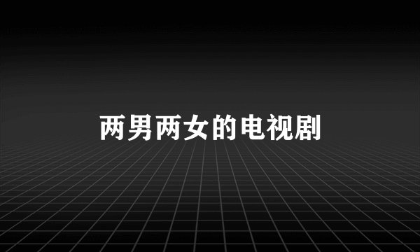 两男两女的电视剧