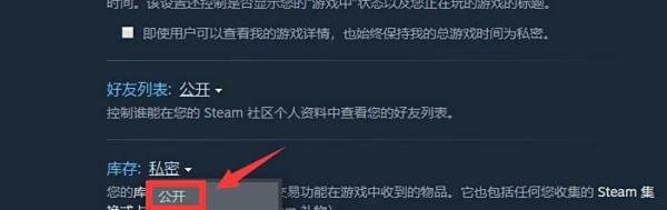 steam库存为私密状态 解决方案