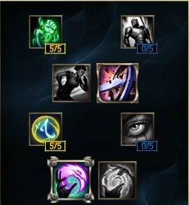 LOL6.11版本刀锋意志刀妹上单天赋符文加点图