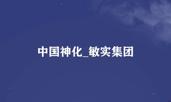 中国神化_敏实集团
