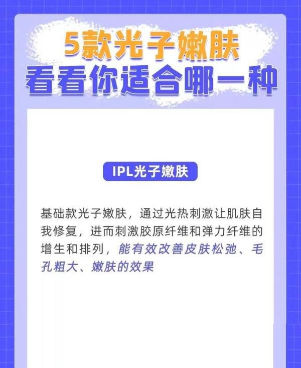 市面上5种光子嫩肤,IPL、 OPT、DPL、 M22 、BBL 到底有什么区别?