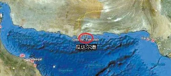 瓜达尔港地图位置
