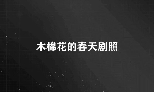 木棉花的春天剧照