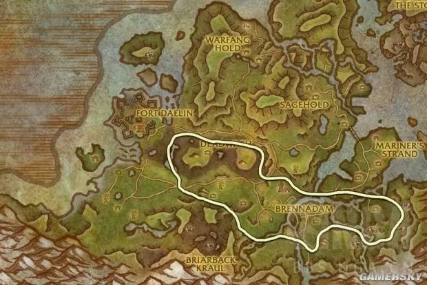《魔兽世界》8.0采矿路线图 魔兽世界8.0采矿地图