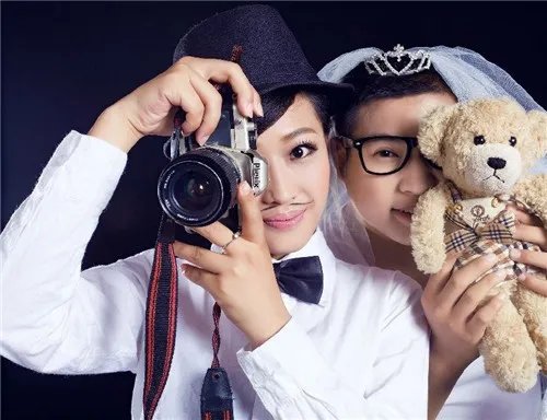 反串婚纱照图片欣赏 反串婚纱照的攻略大全