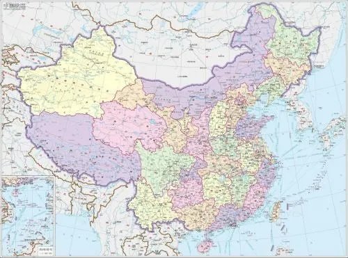 南沙群岛在中国地图上的哪块儿？