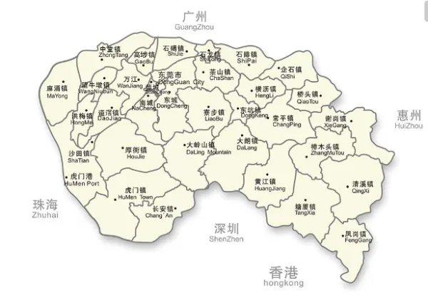 东莞地图高清版平面图
