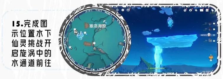 原神大枫丹湖水神瞳收集路线